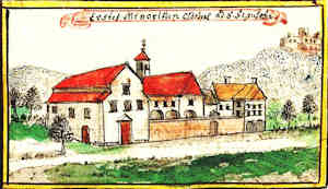 Erstes Minoritten Clösterl. ad. S. Sepulchr. - Klasztor Franciszkanów, widok ogólny